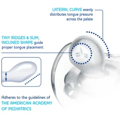 PhysioForma Silicone Orthodontic Pacifier (4 Pack)
