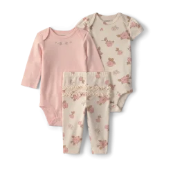 3-Piece Bodysuit & Pant Gift Set