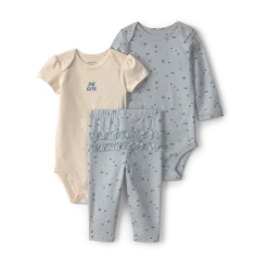 3-Piece Bodysuit & Pant Gift Set