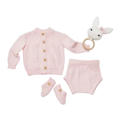 4-Piece Floral Sweater Set