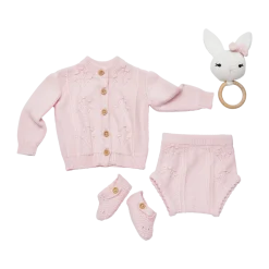 4-Piece Floral Sweater Set