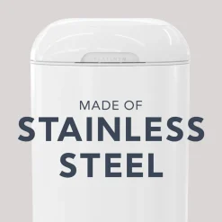 Platinum Stainless Steel Diaper Pail with Easy Roll Refill Bags