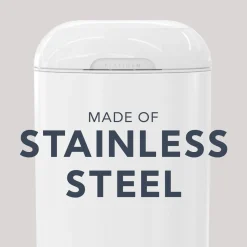 Platinum Stainless Steel Diaper Pail Gift Set