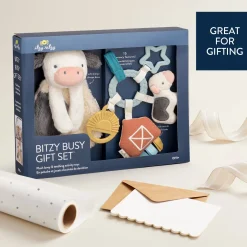 Plush Lovey & Teething Activity Toy Gift Set