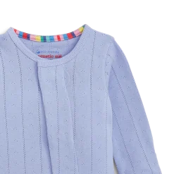 Pointelle Organic Cotton Footie
