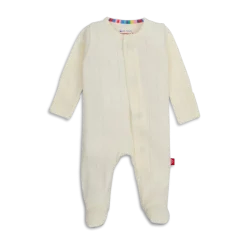 Pointelle Organic Cotton Footie