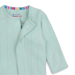 Pointelle Organic Cotton Footie