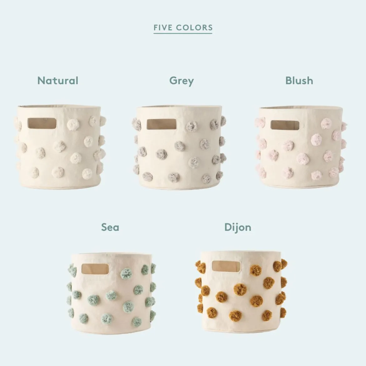 Pom Pom Storage Hamper