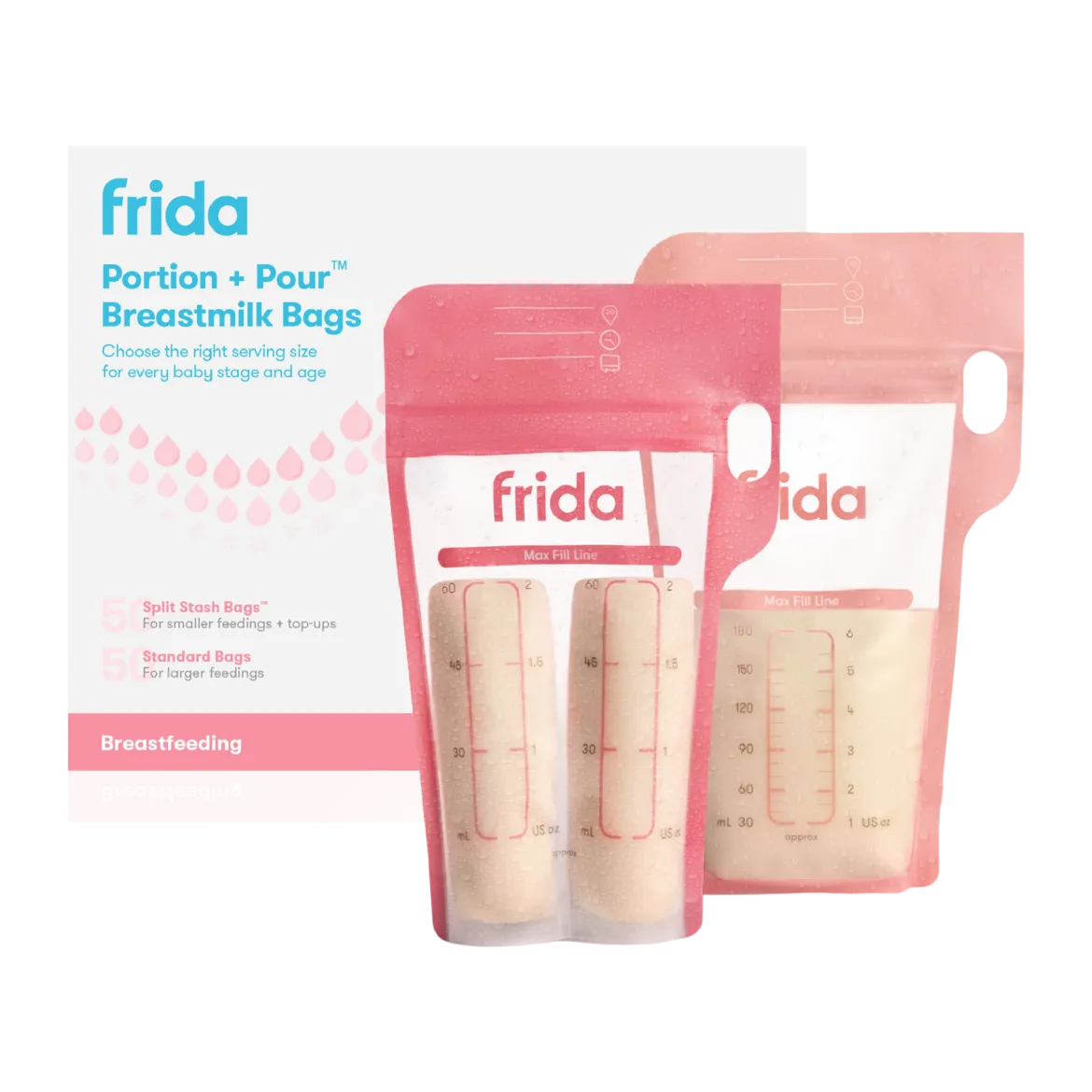 Portion + Pour Breastmilk Storage Bags