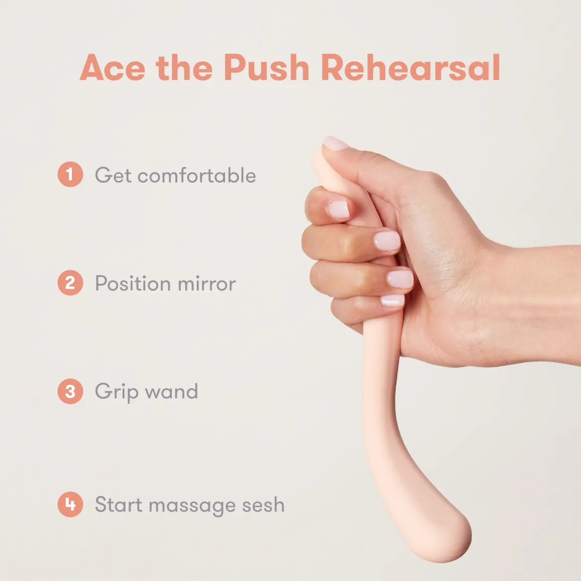 Prepare to Push Perineal Massage Wand