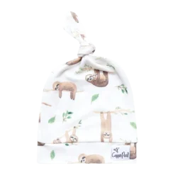 Printed Top Knot Hat