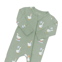 Printed Zipper Footie