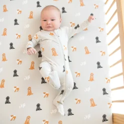 Printed Zipper Footie