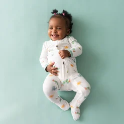 Printed Zipper Footie