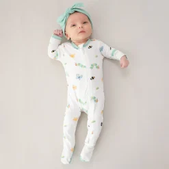 Printed Zipper Footie