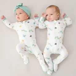 Printed Zipper Footie