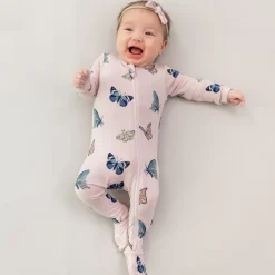 Printed Zipper Footie