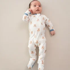 Printed Zipper Footie