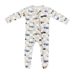 Printed Zipper Footie