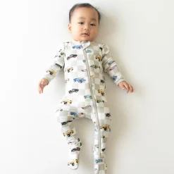 Printed Zipper Footie