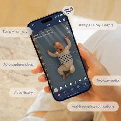 Pro Smart Baby Monitor and Wall Mount