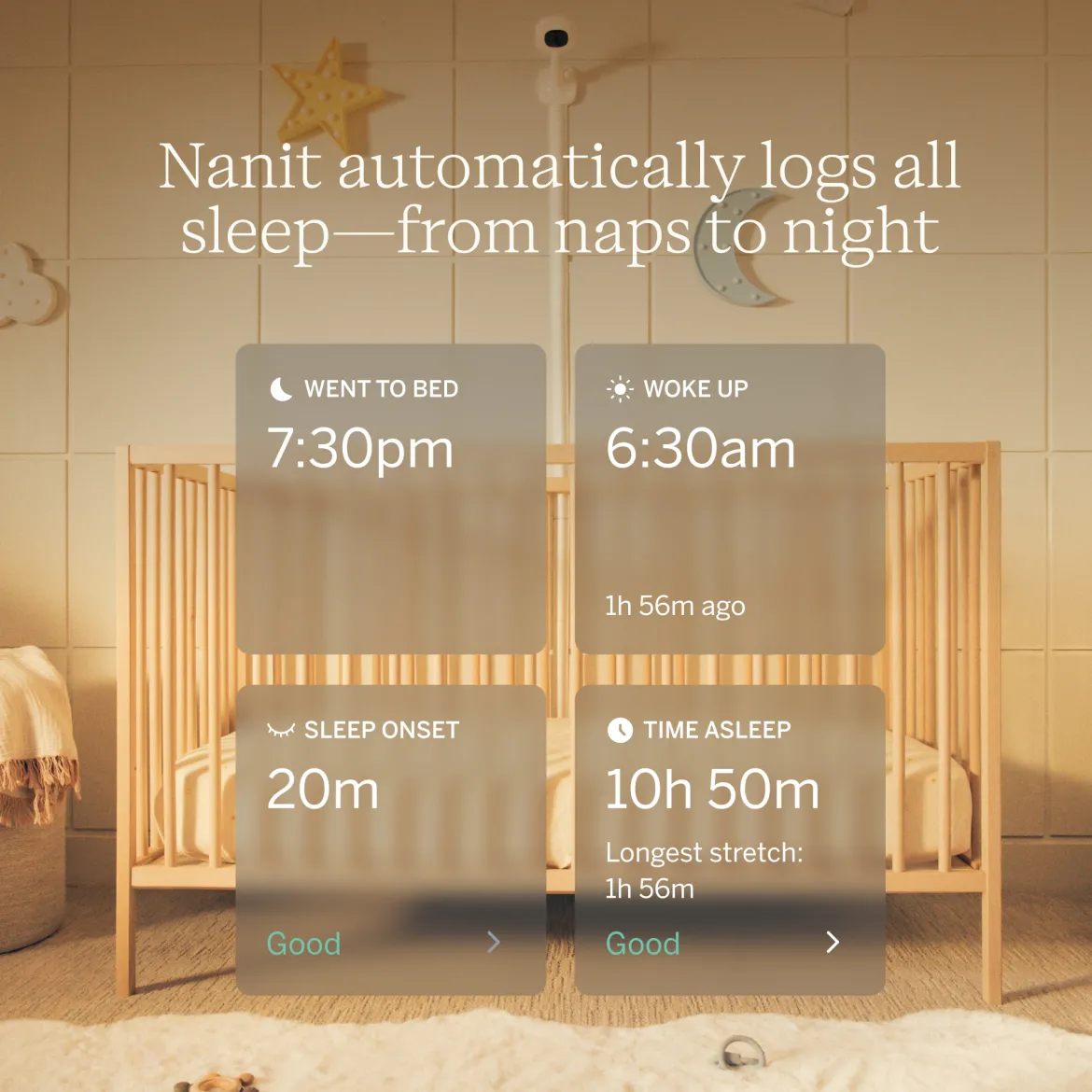 Pro Smart Baby Monitor and Wall Mount
