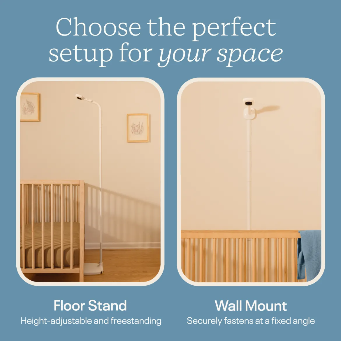 Pro Smart Baby Monitor and Wall Mount