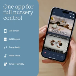 Pro Smart Baby Monitor and Wall Mount