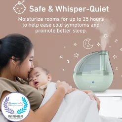 PureBaby Ultrasonic Cool Mist Humidifier & Soft Glow Night Light