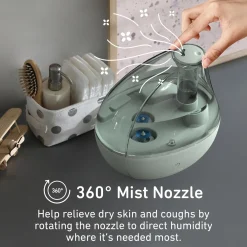 PureBaby Ultrasonic Cool Mist Humidifier & Soft Glow Night Light