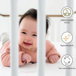 Pure Core Crib Mattress with Hybrid Waterproof Cover