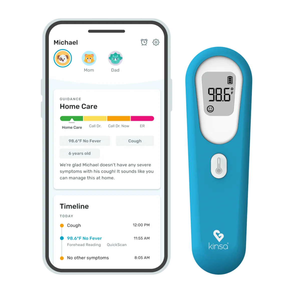 QuickScan Non-Contact Thermometer