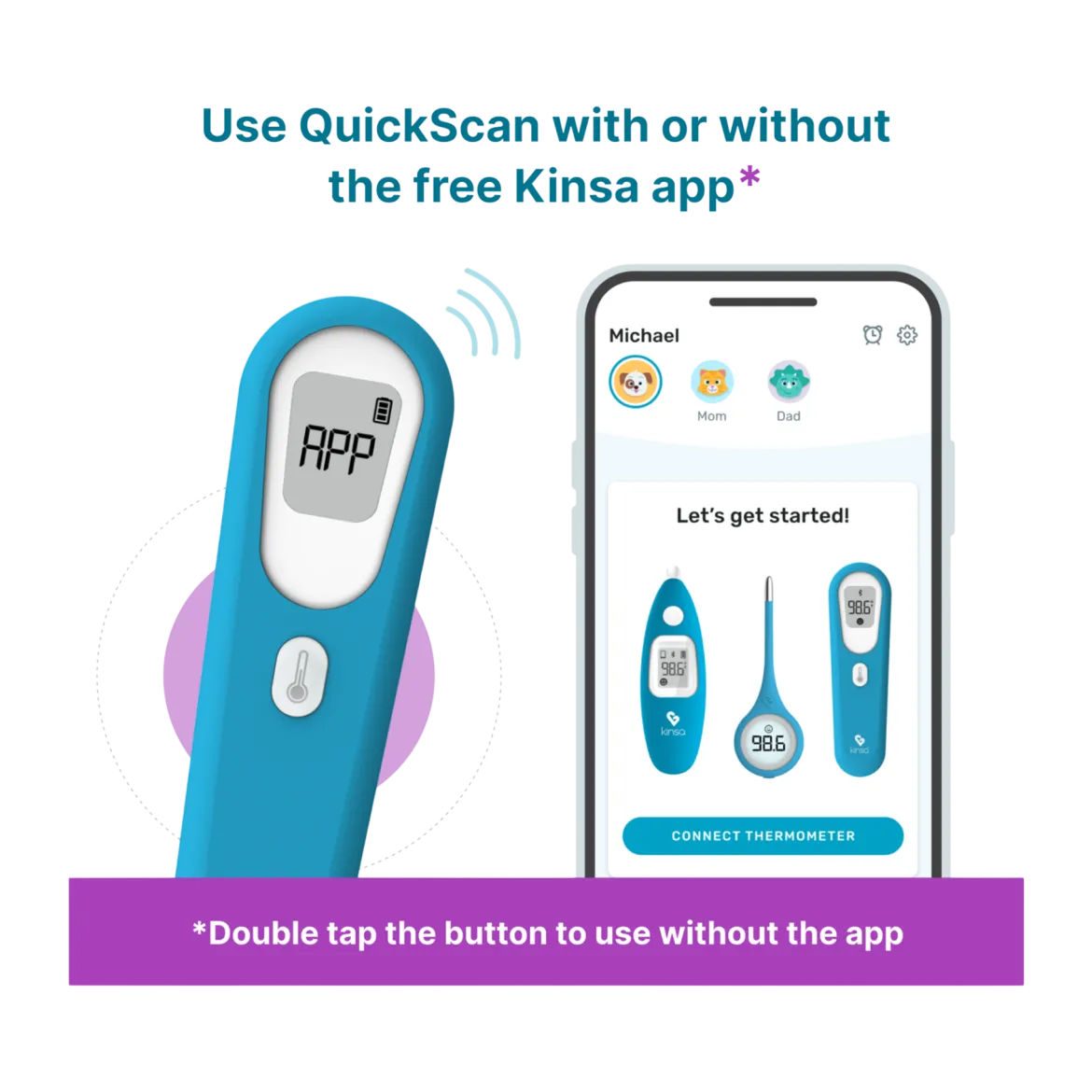 QuickScan Non-Contact Thermometer
