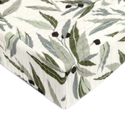 Quilted Changing Pad Cover in GOTS Certified Organic Muslin Cotton