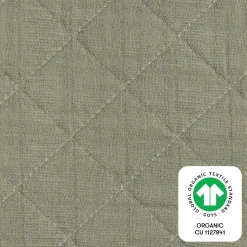 Quilted Changing Pad Cover in GOTS Certified Organic Muslin Cotton