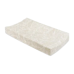 Quilted Changing Pad Cover in GOTS Certified Organic Muslin Cotton