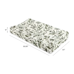 Quilted Changing Pad Cover in GOTS Certified Organic Muslin Cotton