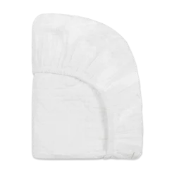 Quilted Changing Pad Cover in GOTS Certified Organic Muslin Cotton