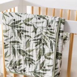 Quilt in 3-Layer GOTS Certified Organic Muslin Cotton