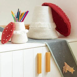Red Mushroom Basket