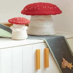 Red Mushroom Basket