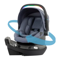 Revolve180 LiteMax NXT Rotational Infant Car Seat with SensorySoothe