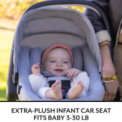 Revolve180 LiteMax NXT Rotational Infant Car Seat with SensorySoothe