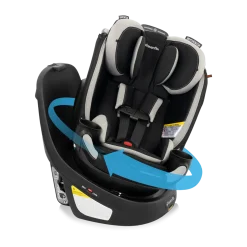 Revolve360 Slim 2-in-1 Rotational Car Seat with Quick Clean Cover