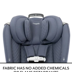 Revolve360 Slim 2-in-1 Rotational Car Seat with Green & Gentle Fabric