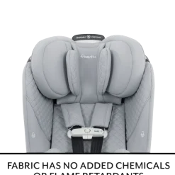 Revolve360 Slim 2-in-1 Rotational Car Seat with Green & Gentle Fabric