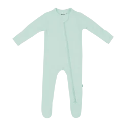 Ribbed Zipper Footie