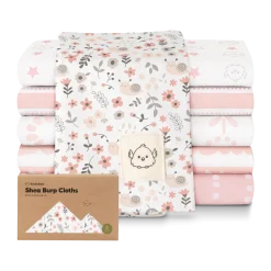Shea Burp Cloths (6 Pack)
