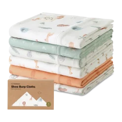 Shea Burp Cloths (6 Pack)