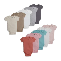 Short Sleeve Bodysuit Bundle (10 Pack)